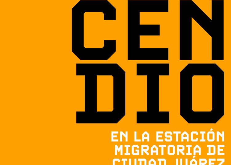 Incendio en estación migratoria